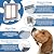 PlexiDor Performance Pet Doors for Dogs and Cats - Door Mount Dog Door with Lock and Key - Silver, Medium Sizes