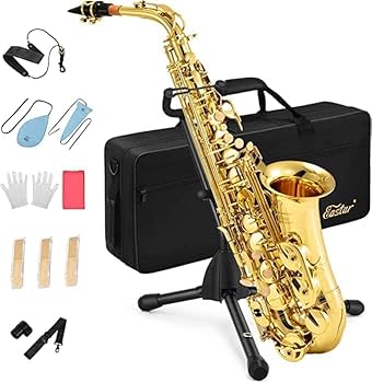 Amazon | Eastar サックス アルトサックス Eb Saxophone ゴールド