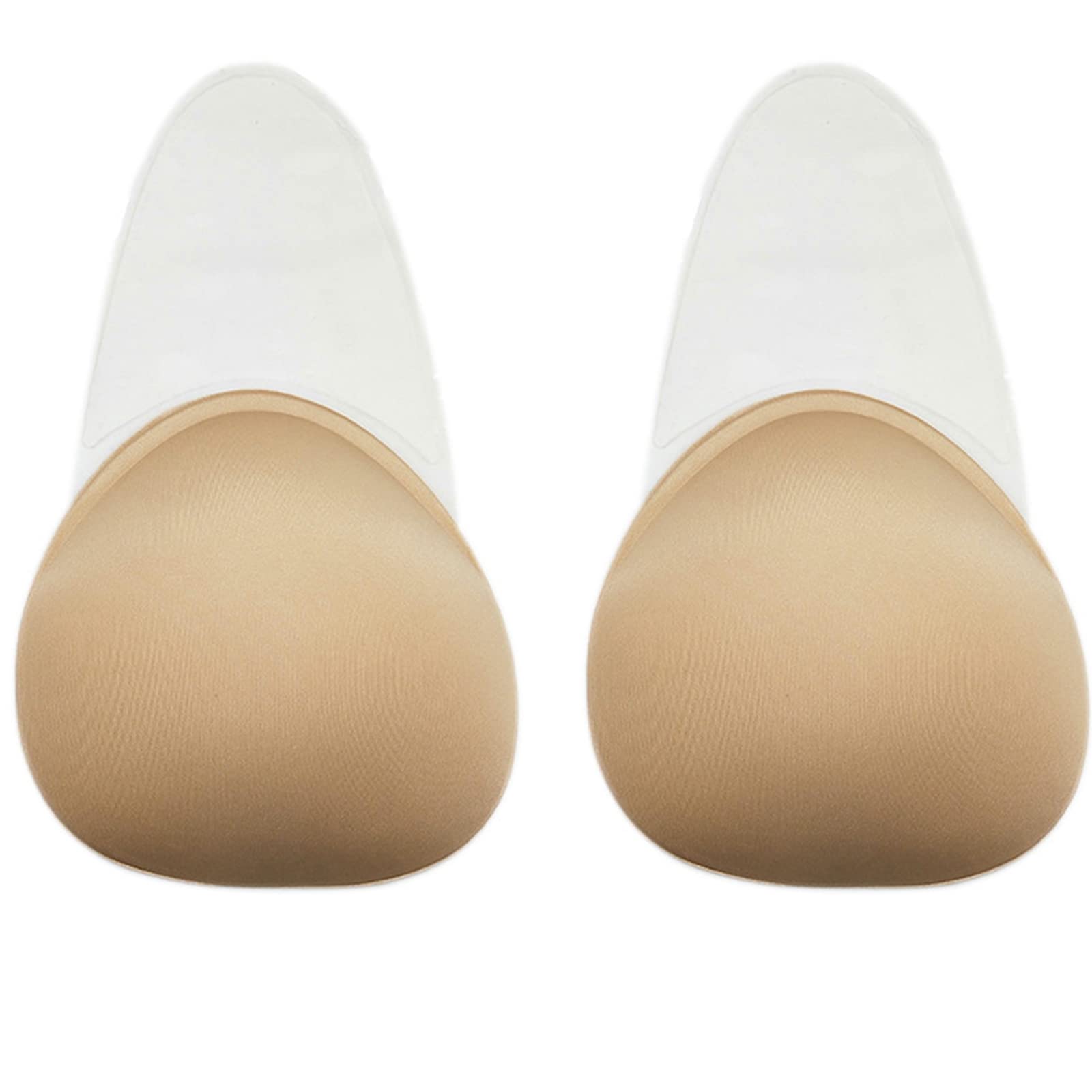 Uqezagpa Women's Color 1 Pair Sticky Bras Push Up Adhesive Bra Invisible Breast Lift Tape Strapless Backless Silicone Pasties Nippleless Covers