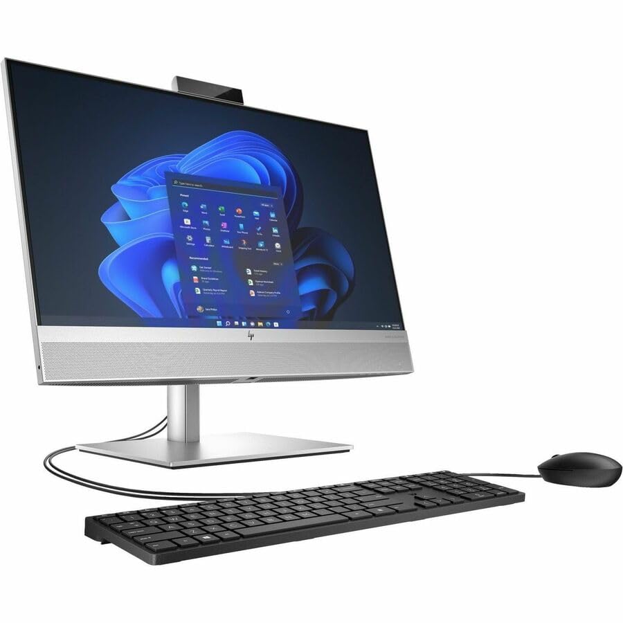 Image of HP EliteOne 840 G9 All-in-One Computer - Intel Core i5 12th Gen i5-12500 Hexa-core (6 Core) 3 GHz - 16 GB RAM DDR5 SDRAM - 512 GB M.2 PCI Express NVMe SSD - 23.8 inch Full HD 1920 x 1080 - Desktop
