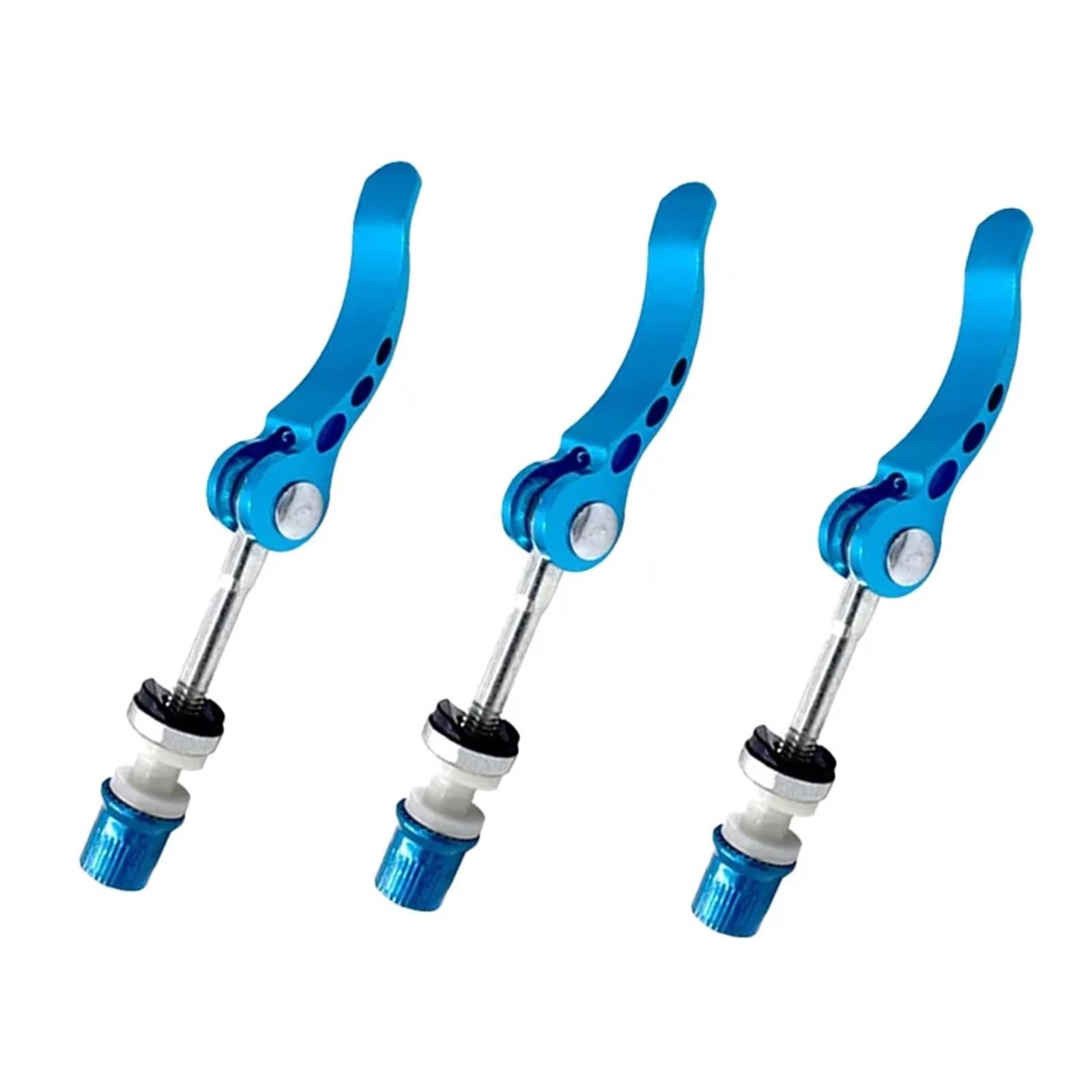 Vite a sgancio rapido per morsetto sedile 3/5 Pezzi Mountain Bike Tool MTB Bicicletta Tubo Sella Morsetto Vite Leva Di Sgancio Rapido Ciclismo Bici Da Strada Universale(5pcs black)