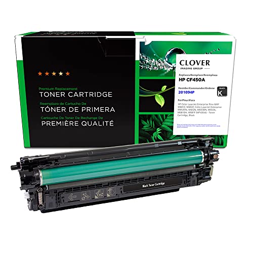 Cartouche de toner reconditionnée HP CF450A Clover 655A Noir pour imprimante de bureau LaserJet
