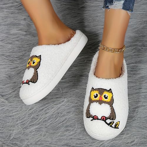 Image of Women's Men's Cute Frog Slippers Fuzzy Memory Foam Kawaii Cartoon Animal Slippers Winter Warm Fluffy Shoes