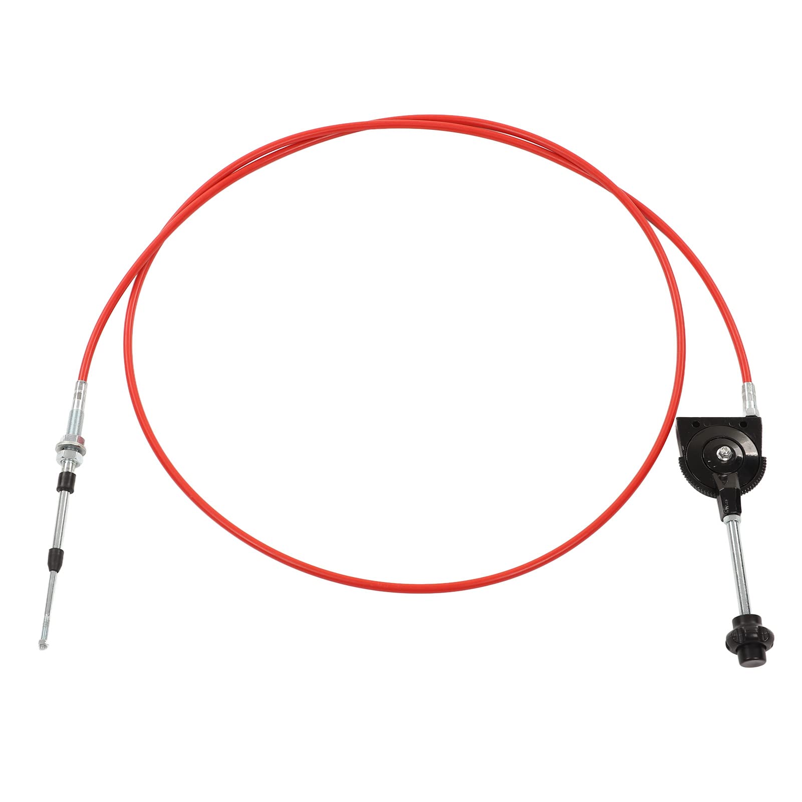 Cavo Acceleratore Manuale per Escavatore e Carrello Irrigatore, 3m Tubo in PU con Giunto Acciaio Inossidabile