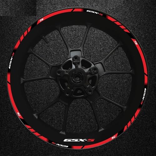 Stickers Roue Moto GSXS Anti-Rayures pour Jante Suzuki 1000