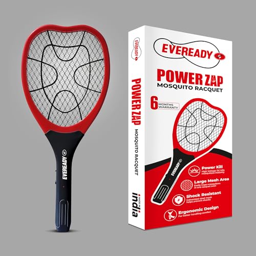 Eveready Mosquito Racquet | Large Mesh Area| Shock Resistant |Ergonomic Design | 6 Month Warranty | Made in India (B0D2N7TB49) Amazon Price History, Amazon Price Tracker