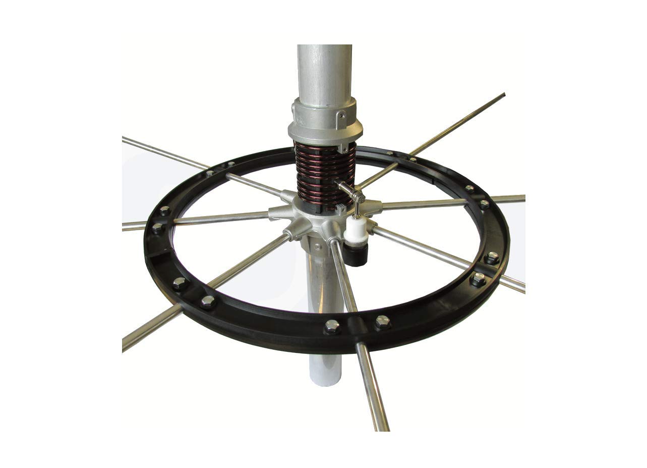 SIRIO Blizzard 2700 Antena base con anillo de refuerzo radiales – 26 ... 28 MHz tarabile 5/8 λ Ground Plane