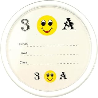 3A 1278 Round Brooch Pin Set Of 5 Pieces - Clear