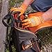 KLEIN TOOLS 60581 Work Gloves, Knit Dipped Cut Resistant ANSI A1 Nitrile Coated Gloves, Nylon-Spandex, Touchscreen Capable, Large, 2-Pair