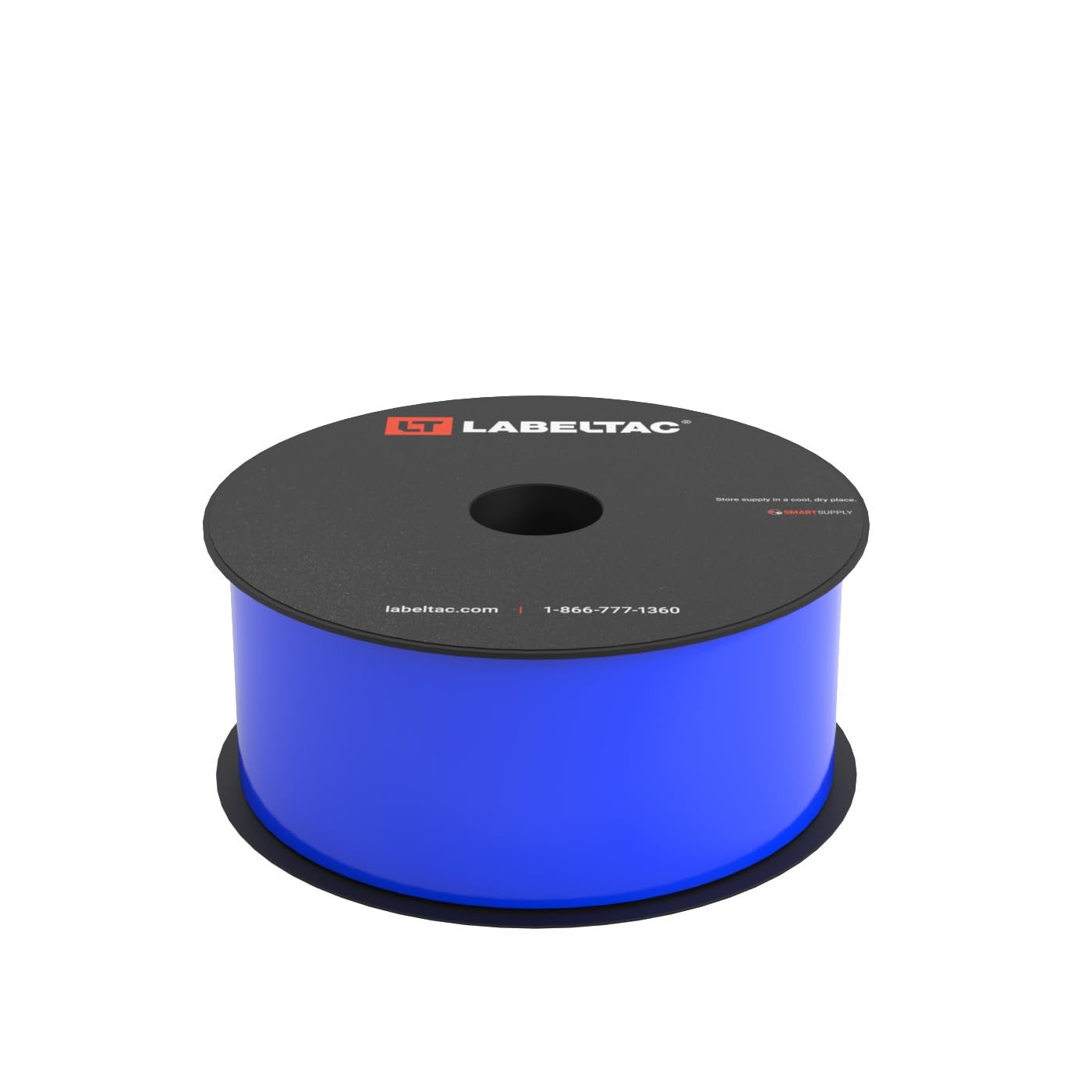 LabelTac Fourniture d'étiquettes en vinyle intérieur/extérieur, ruban d'étiquettes industrielles pour imprimantes LabelTac 4 et Pro X, matériau durable pour étiquettes d'entrepôt et de rack – Bleu