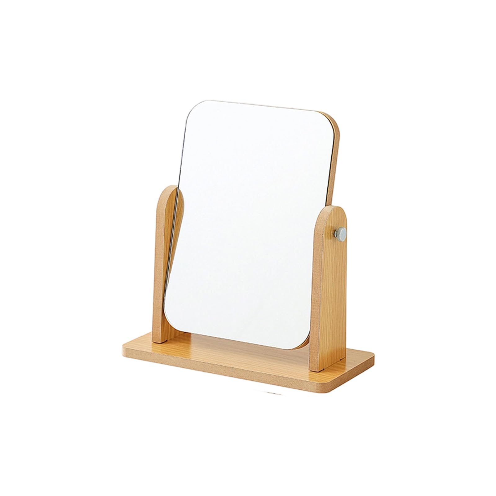 HZGFNBZ Desktop Makeup Mirrour, Simple Portable Vanity Desk Mirrours Cosmetic Mirrours for Women Wooden Vanity