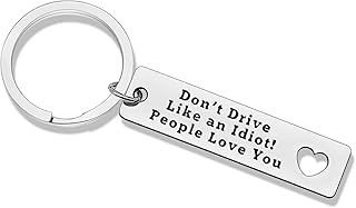 Drive Safe Keychain New Driver Keychain Sweet Sixteen Gift Keyring Teen Daughter Gift Trucker Gift Birthday Gift Girl Key Chain Driver Keychain for Son Daughter Boyfriend