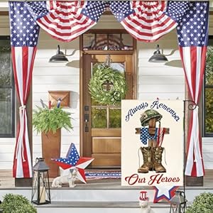 Avoincolorlifememorialdayalwaysrememberourheroesgardenflag12x18inchdoublesidedmilitarysoldiersbootspatrioticveteranyardoutdoordecoration Urban Country Home Decor Avoin colorlife memorial day always remember our heroes garden flag 12×18 inch double sided military soldiers boots patriotic veteran yard outdoor decoration urban country home decor