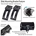 LED Light Bar Mounting Brackets 2PCS Base Slide Mounting Bracket Universal Most Slide Bracket Adjustable Holder Bracket Kit for Light Bar Work Lights Pod Lights (pack of 2)