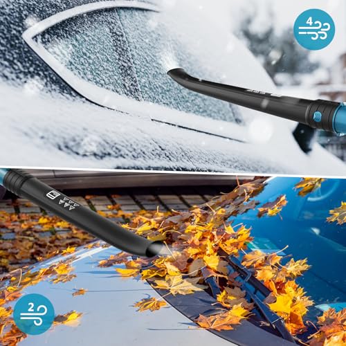 Leaf 21V Akku Laubsauger mit Akku und Ladegerät, Akku Laubbläser mit Akku und Ladegerät, Elektro Laubsauger Gardena, 4000mAh Batterien, Bürstenlosem Motor – Bild 4