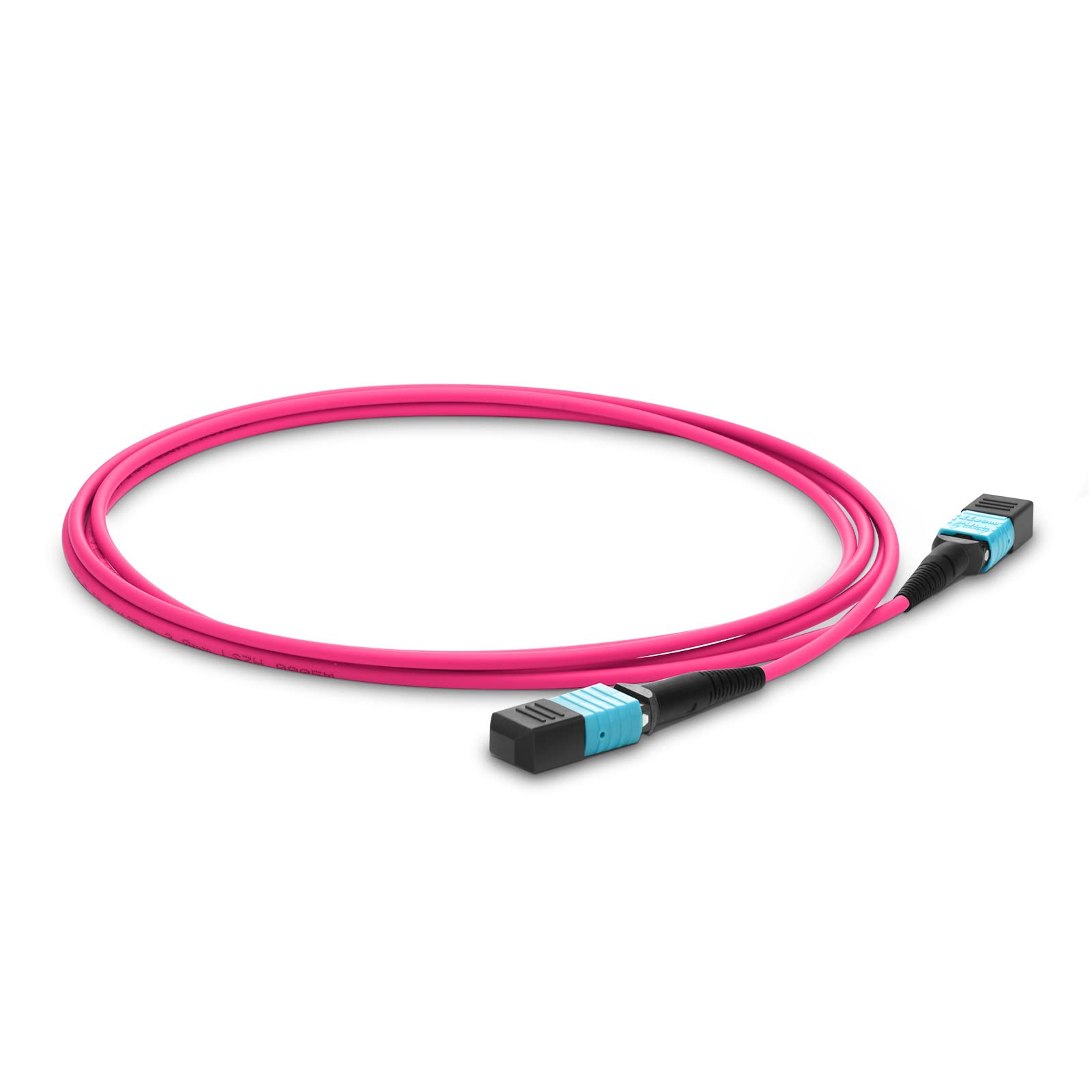 Câble patch MTP vers MTP - Fibre optique - 12 fibres femelles - 40 G/100 G/200 G/400 G - OM4 50/125 - Multimode Elite Trunk - Type B - Plenum (OFNP) - 7 m.