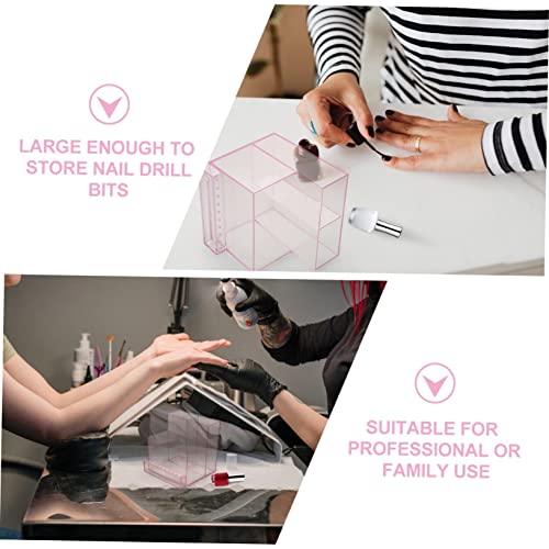 Organizador para kit de brocas y esmaltes de uñas miniatura 5