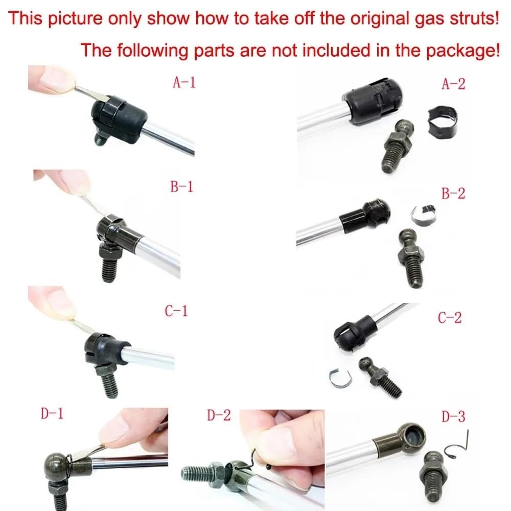 Ammortizzatore A Gas Per Portellone Posteriore – Compatibile Con Golf V Mk5 2003-2008, 2 Pezzi, In Acciaio, Facili Da Montare