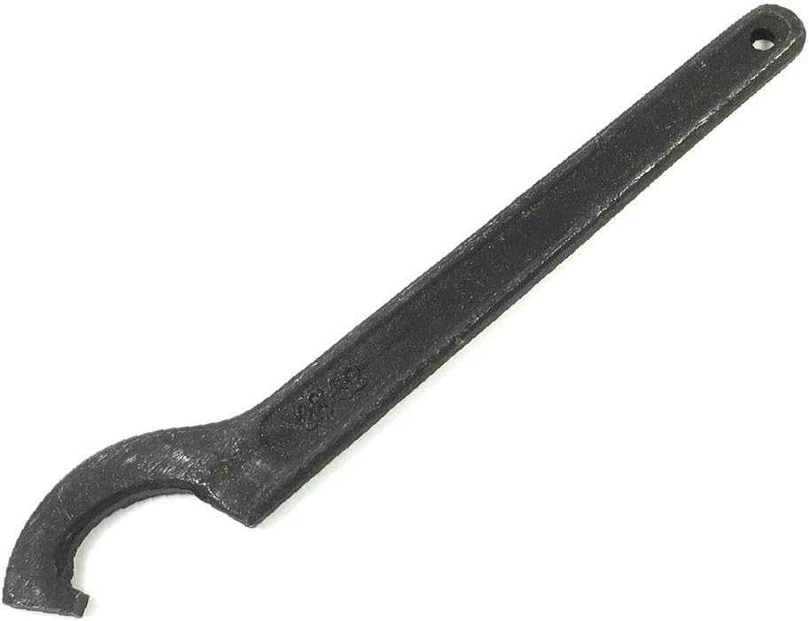 X-DREE 28-32mm Opening Dia Carbon Steel Hook Spanner Wrench Black 140mm x 20mm (54d82ab2-a222-11e9-8d7c-4cedfbbbda4e)