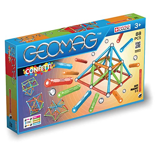 GEOMAG CLASSIC CONFETTI 88 Teile Magnetisches spielzeug für Kinder,...