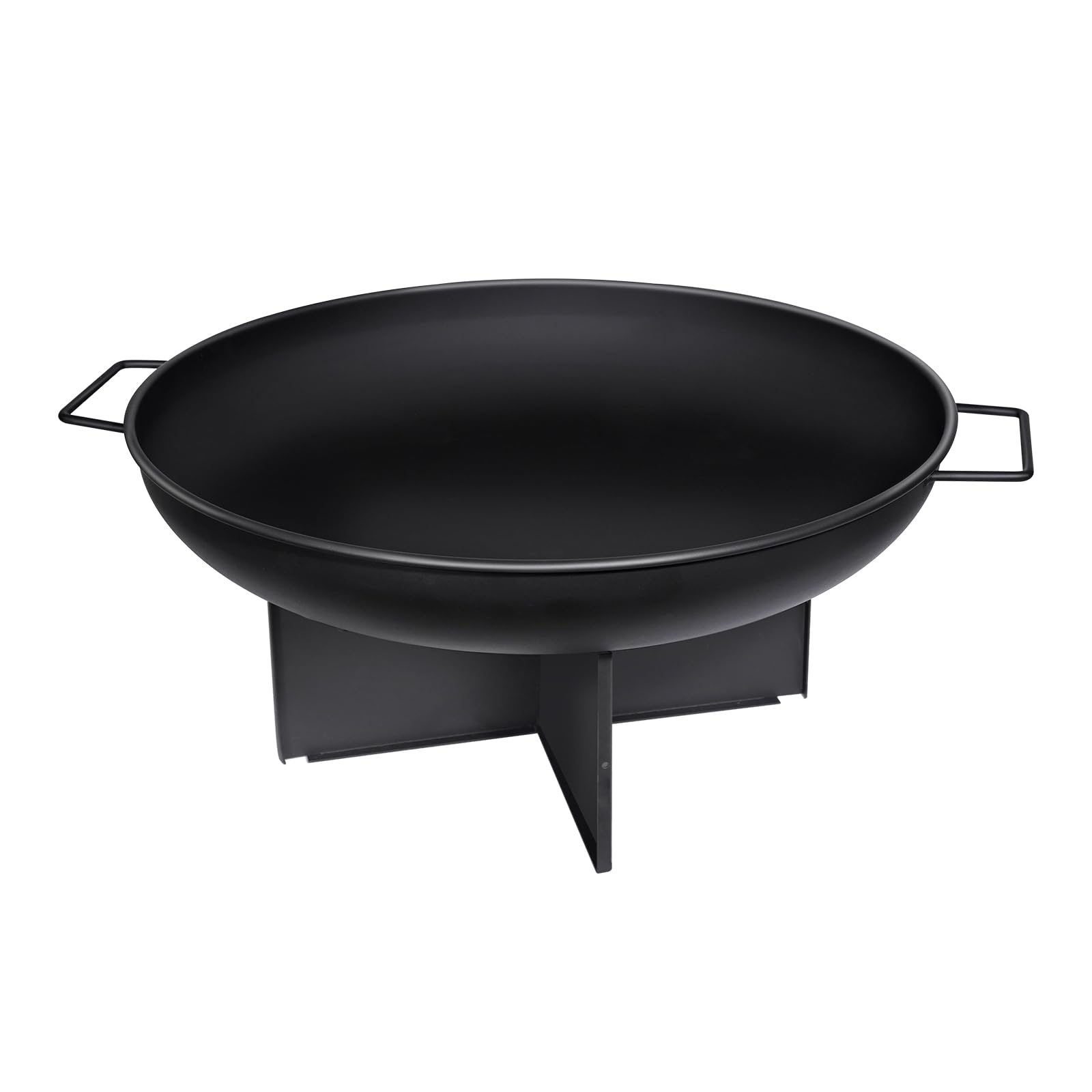 HYCHIKA Brasero Exterieur Ø60cm Foyer Bûcher Fire Pit Camping Jardin