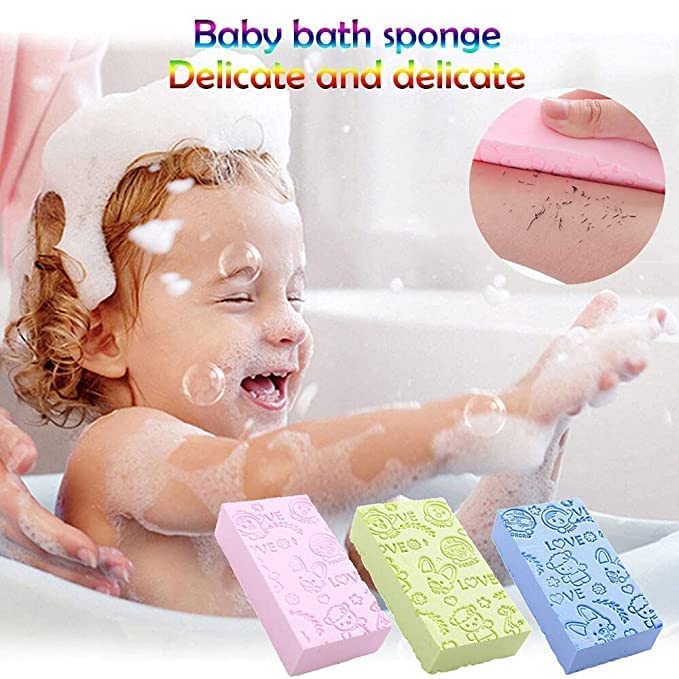 Image of Khedu Feb Ultra Soft Exfoliating Sponge Bath Brush | Asian Bath Sponge For Shower | Dead Skin Remover Sponge For Body | Face Scrubber for Women and Men
