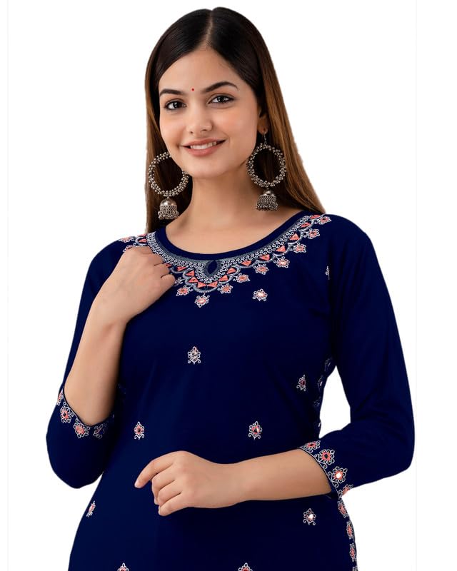 Kapadia Women's Rayon Regular Kurta