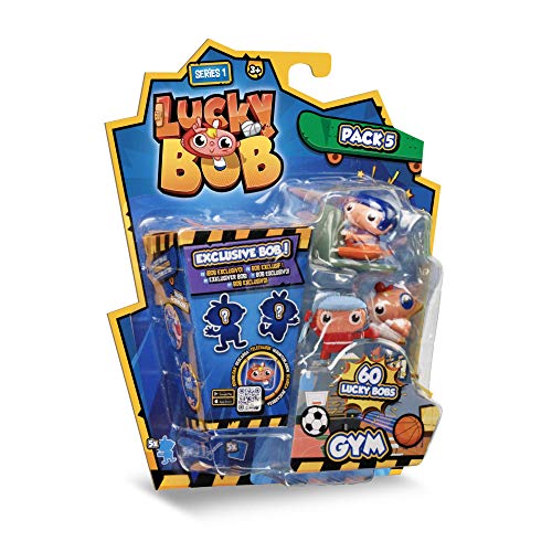LUCKY BOB Pack de 5 Figuras divertidas y coleccionables Cover