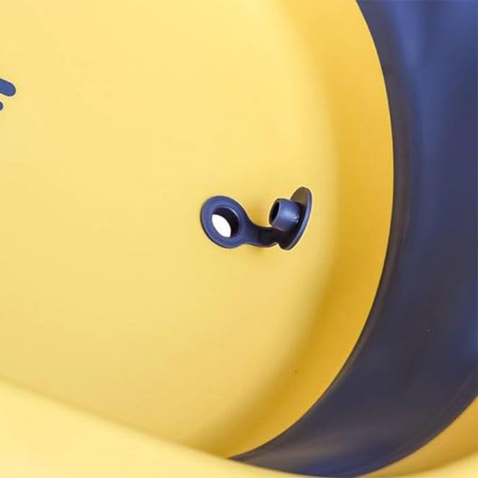 Emily Pets Bathtub Collapsible Pet Bath Tub Portable Dog Cat Bathing Tub for Small Medium Pets-Foldable Pet Shower Tub with Drainage Hole, Yellow, 31.4 x 19.2 x 7.48 inches 2