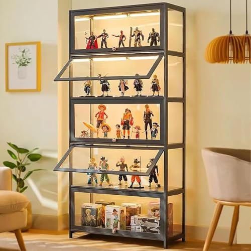 Vitrine Para Colecionáveis,vitrine De Madeira,vitrine De Acrílico,vitrine De Coleção De Acrílico,vitrine De Acrílico Multifuncional à Prova De Poeira,vitrine Tra, A, 2-floor-80cm