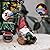 Solar Garden Gnomes Outdoor Statue with Solar Lights,7.1“ Figurine Lights Solar Garden Yard Decorations Outdoor Decorations for Patio,Yard,Lawn Ornament?Mom Gift Unique Housewarming Gifts