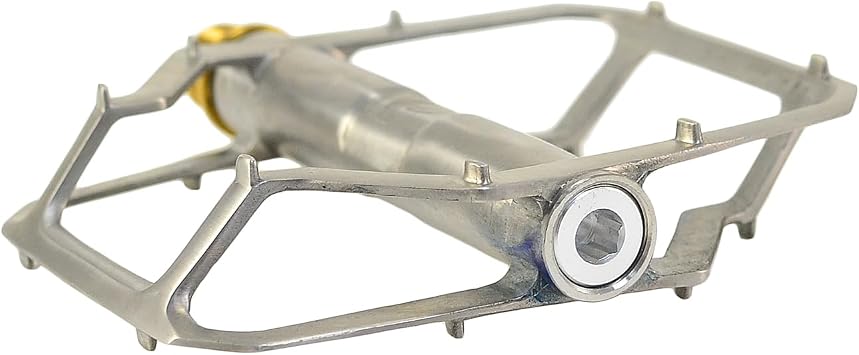 VP Components Blade Titanium Flat City Pedals Platform Pedals, 9/16Inches, ST1162