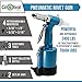 Professional Pneumatic Pop Rivet Gun, Air Riveter Tool Kit With High Psi, Perfect For Large And Small Jobs, No Battery Needed- 3/32