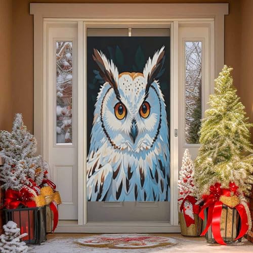 Cortina opaca para puerta estilo nórdico divisor de espacios blanco 178x90 5
