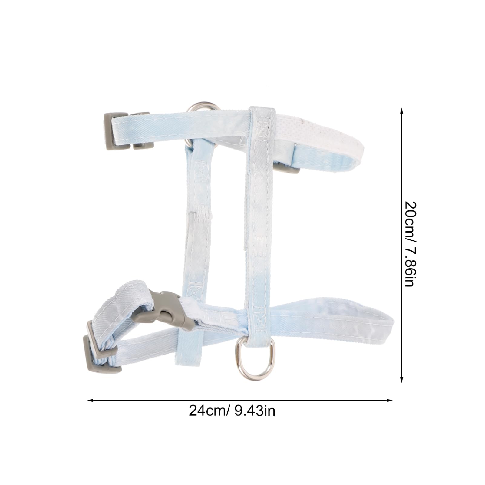 HOUDERCO Cat Adjustable Harness and Leash Set Breathable Vest for Tiny Kittens Comfortable Pet Walking Gear with Charming Design for Outdoor Adventures