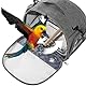 Vogel-Tragetasche, Transporttasche Für Kleine Vögel, Faltbarer Vogel-Reisekäfig, Papageien-Trage-Reisetasche Für Papageien, Sittiche, Kleintiere Für Reisen, Wandern, Camping (Grau)