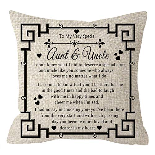 ITFRO Bonita funda de cojín cuadrada decorativa de arpillera para sofá, silla, sillón, 45,7 x 45,7 cm (beige)