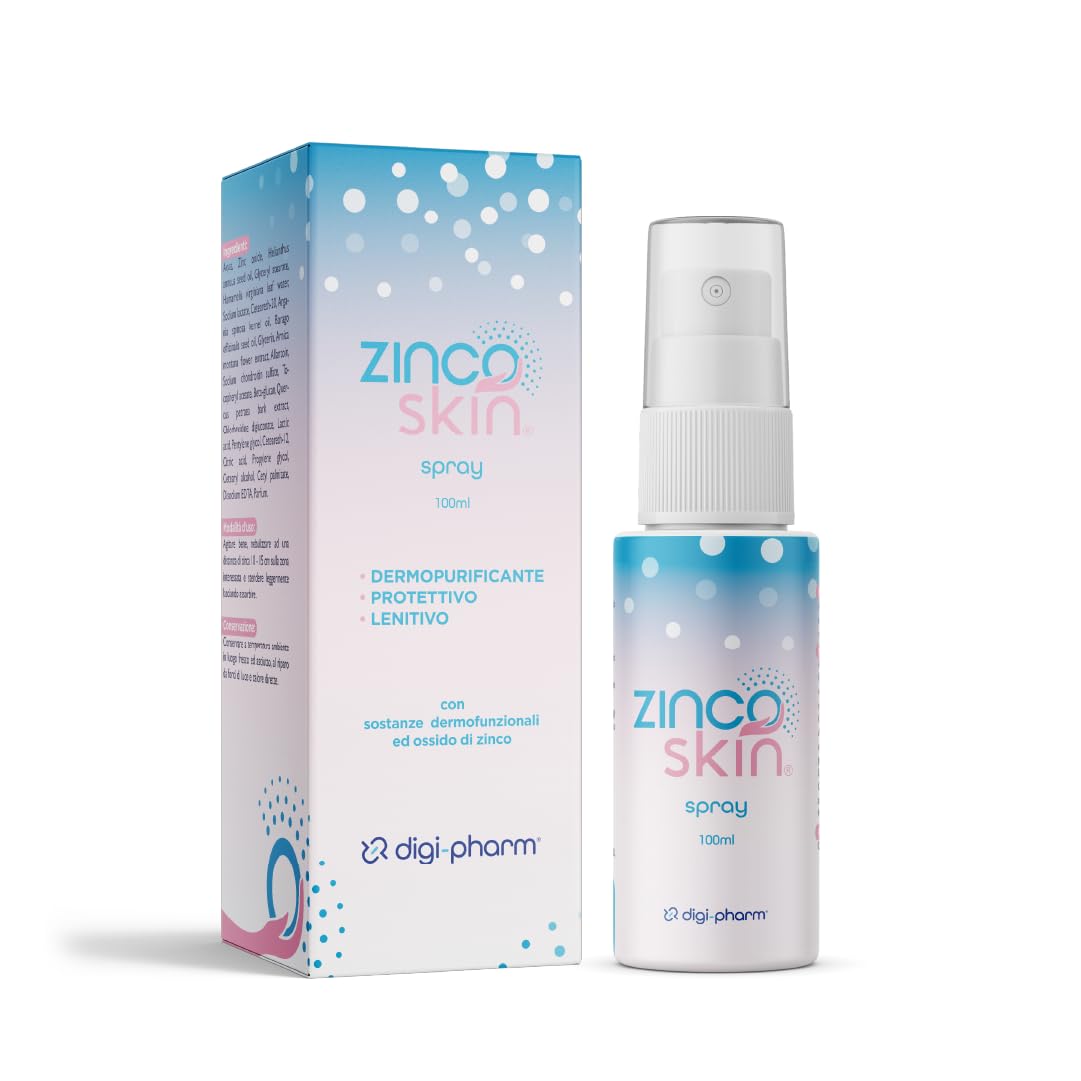 Zinco Skin 100 ml Cambio Pannolino con Ossido di Zinco Olio di Argan Tea Tree Oil Made in Italy