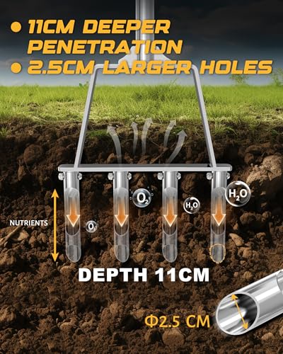 Herramienta manual para airear césped RETRUE miniatura 6