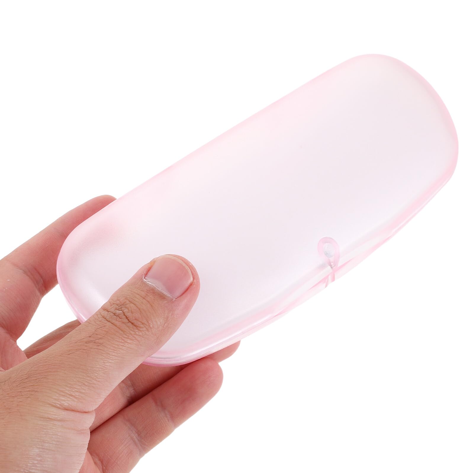 Abaodam 10 Pezzi Custodia Occhiali Trasparente Opaca Rigida Antipolvere e Antishock Portatile Unisex per Viaggi Ufficio e Uso Quotidiano