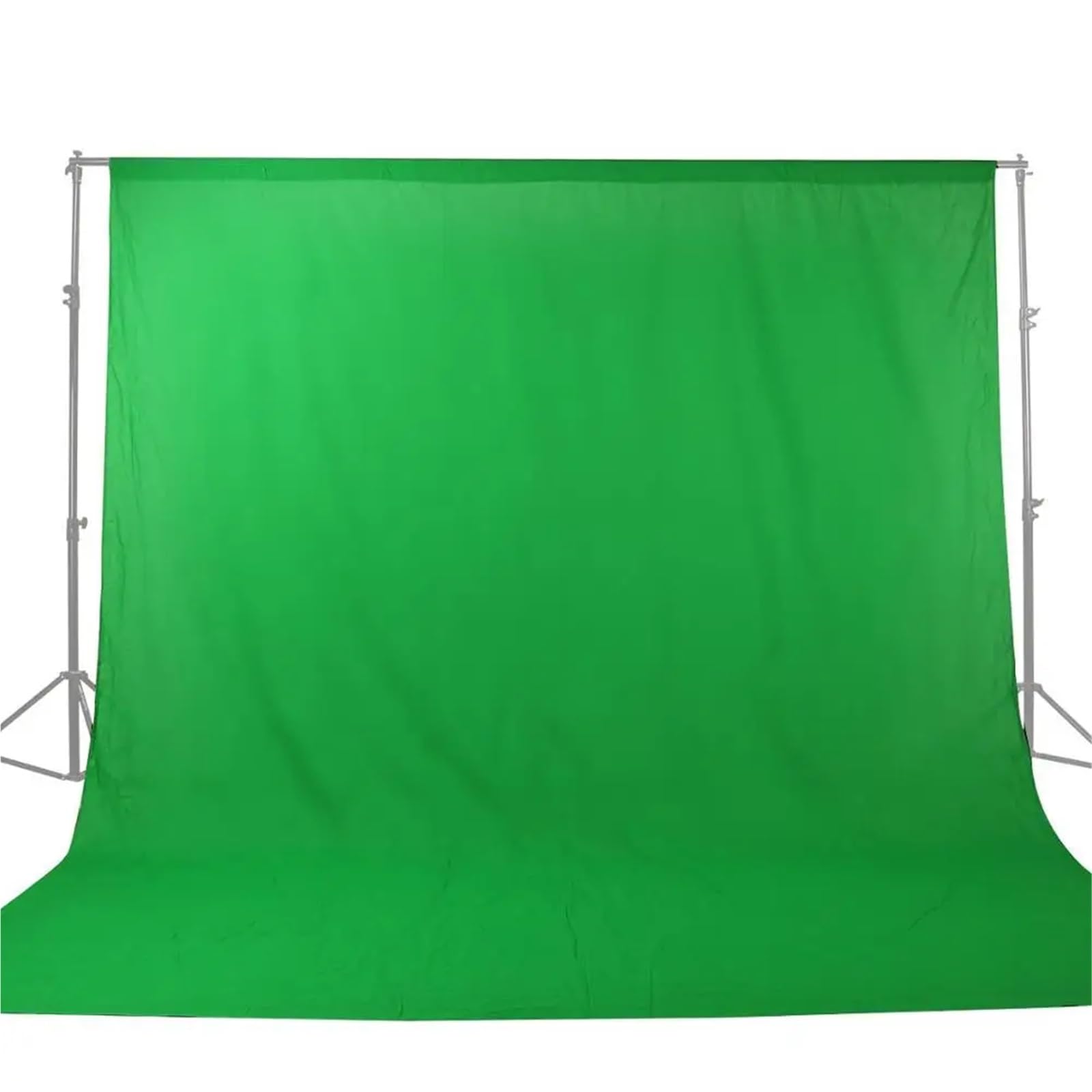 Sfondo fotografico, Tessuto for fondale fotografico Chromakey in mussola di cotone multicolore, diverse misure(Green,3.0 m X 6m)