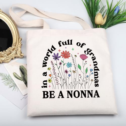 Bolso tipo tote KUIYAI NONNA, regalo ideal para abuela, mamá o futura abuela, para Día de la Madre miniatura 3