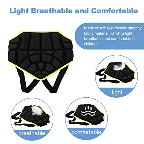 Short Protection Hanches Fesses Coccyx Enfant 3D Équipement Sécurité Ski Skate