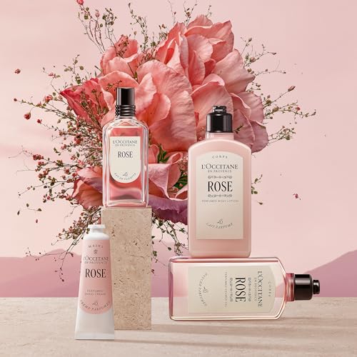 L'OCCITANE - Rose Body Lotion 250ml - Fresh, fruity and floral fragrance - Made in France, Pink, 250 ml (Pack of 1) - Image 4