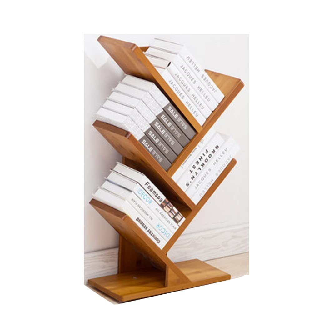 Meuble de rangement vertical bibliothèque arbre et étagère à livres 3 niveaux