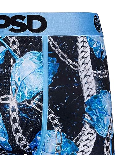 PSD Men's Boxer Briefs - Frost Bloom, 7 Inch Inseam, Moisture-Wicking, 4-Way Stretch, Boxer Briefs for Men, X-Large3