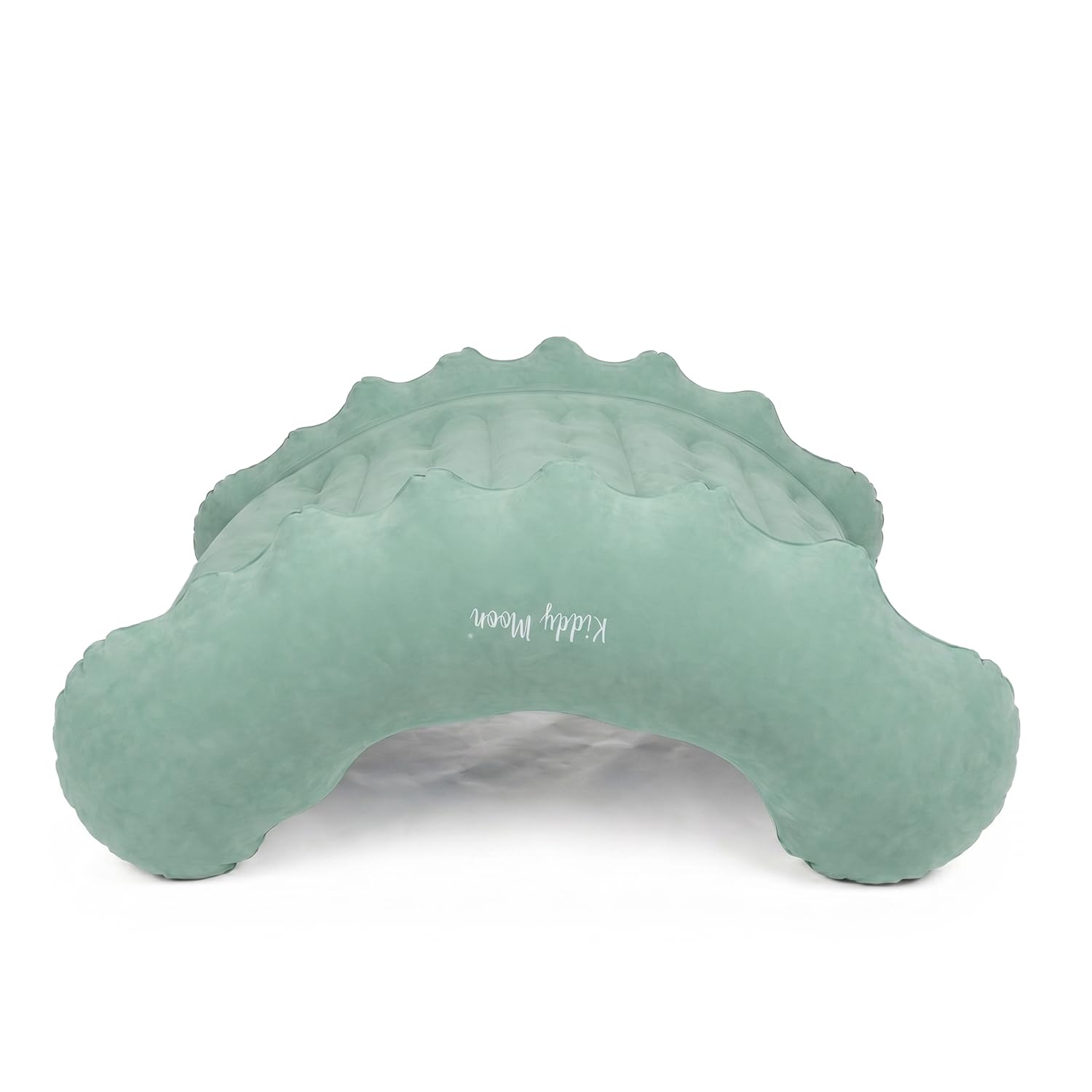 KiddyMoon Sedia Sensoriale Gonfiabile A Dondolo per Bambini con Pompa E Manici, Salvia,L