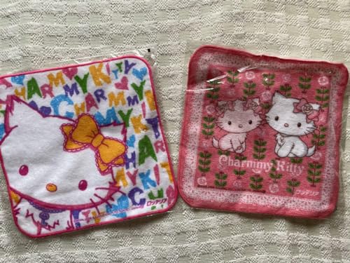 ロッテリア チャーミーキティ ミニハンカチ 2枚のサムネイル