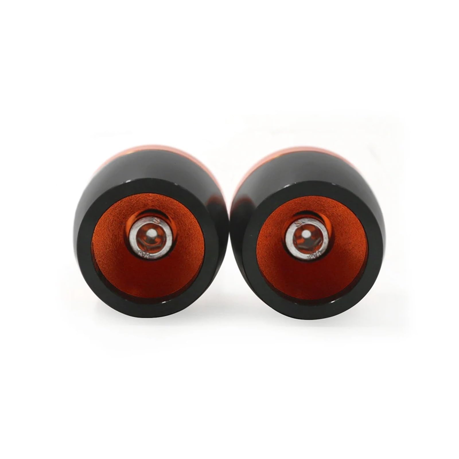 Bilancieri manubrio moto Per CB400 500 600 599 CBR CB900F Hor&net 600 900 CB600F CB500F CB919 moto 7/8 "manopole manubrio estremità Cap Plug Slider(Color:Red)