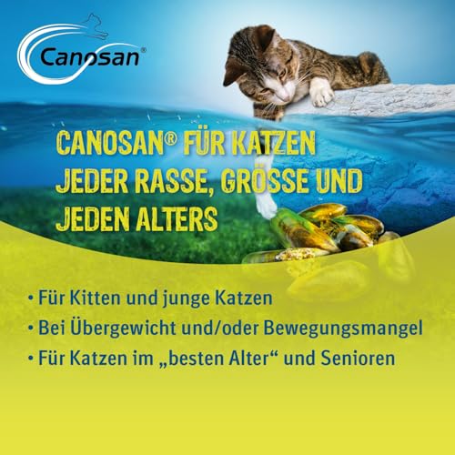 CANOSAN Kautabletten für Katzen mit Grünlippmuschel-Extrakt Gonex 30 STK.